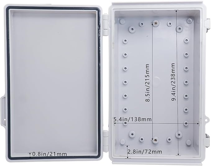 Waterproof Outdoor Electrical Junction Box Weatherproof IP67 ABS Plastic - Image 4