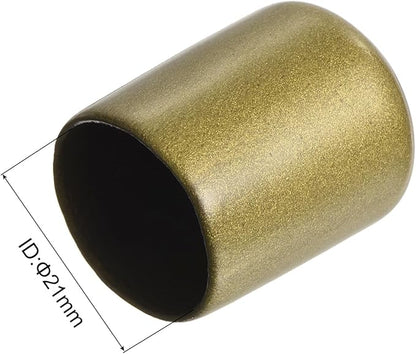 uxcell 20pcs Rubber End Caps 21mm ID Vinyl Round Tube Bolt Cap Cover Thread - Image 3