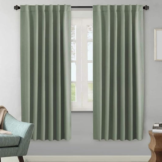 H.VERSAILTEX Blackout Curtains Thermal Insulated Window Treatment Panels Room by HVERSAILTEX