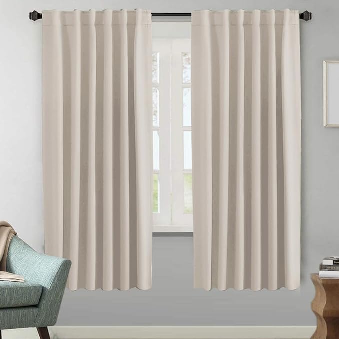H.VERSAILTEX Blackout Curtains Thermal Insulated Window Treatment Panels Room by HVERSAILTEX