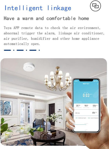 Zigbee Smart Air Detector, Formaldehyde HCHO/VOC Detector, Temperature - Image 7