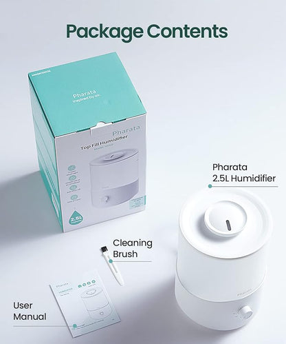Humidifiers for Bedroom Large Room, 2.5L Cool Mist Humidifier - Image 8