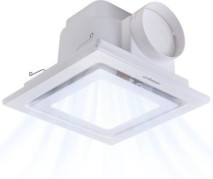 Bathroom Exhaust Fan with Light, 8-Inch Bath Fan with Light by yanliangvich