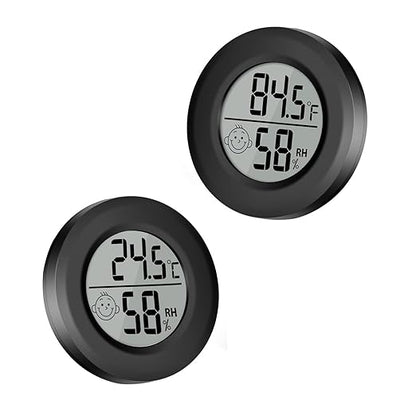 2Pcs Mini Digital Indoor Thermometer Hygrometer Meters Gauge Accuracy Room by BuynowonVeanic