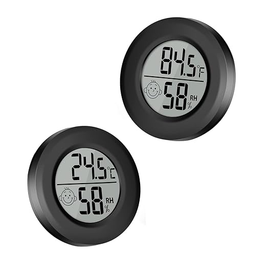 2Pcs Mini Digital Indoor Thermometer Hygrometer Meters Gauge Accuracy Room by BuynowonVeanic