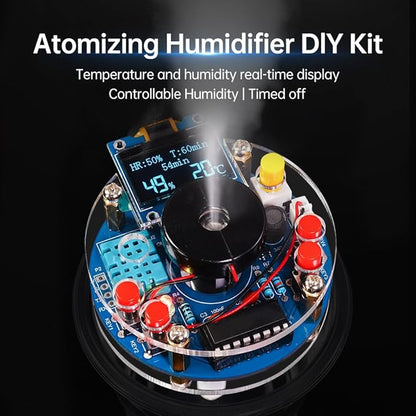 STEM Electronic DIY Kit Humidifier Soldering Project Kit, Temperature OLED - Image 3