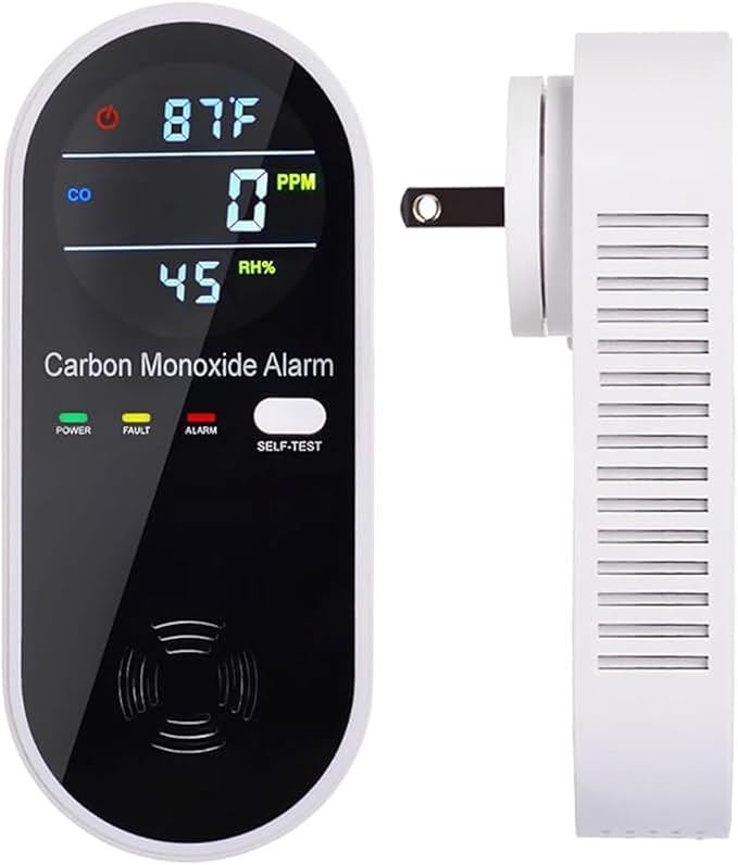 3-in-1 Carbon Monoxide Detector, Carbon Monoxide Detector Plug in Wall by ProductSeries
