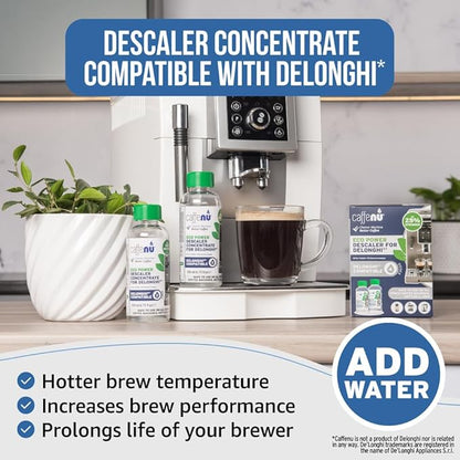 Delonghi Compatible Descaling Solution. 2 Bottles of Descaler Solution. - Image 3