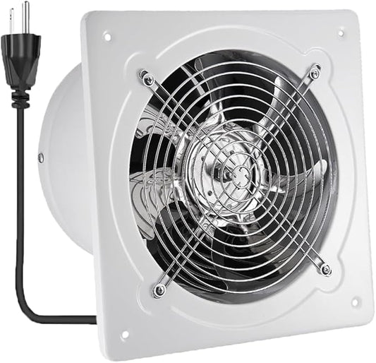 6 inch Exhaust Fan, 382CFM Wall Mounted Vent Fans, Ventilation Fan Bathroom by RLOZUI