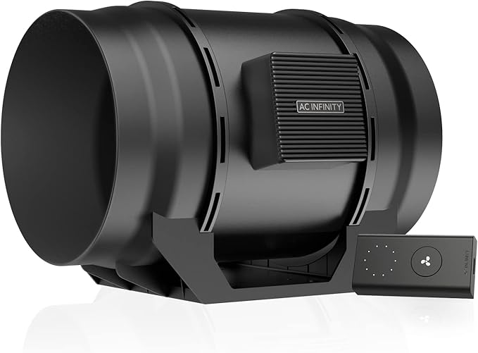 AC Infinity CLOUDLINE A8, Quiet 8" Inline Duct Fan by ACInfinity