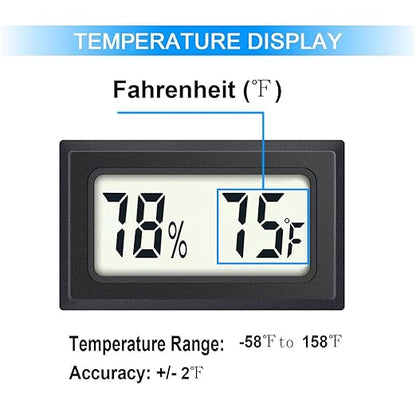 4 Pack Mini Digital Hygrometer Thermometer Gauge, Indoor Outdoor Temperature - Image 3