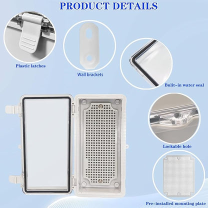 Waterproof Outdoor Electrical Box Junction Box Weatherproof IP67 ABS Plastic - Image 3