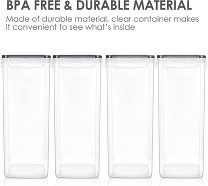 Vtopmart Extra Large Tall Airtight Food Storage Containers, 4 Pieces 5.9qt/6.5L - Image 4