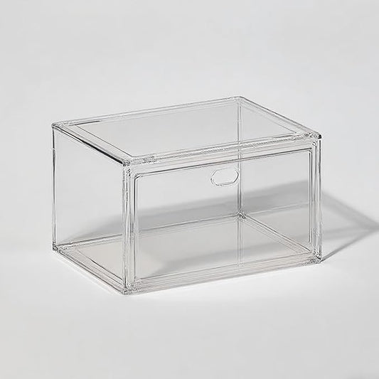 Extra Large Clear Acrylic Shoe Boxes by Unknown