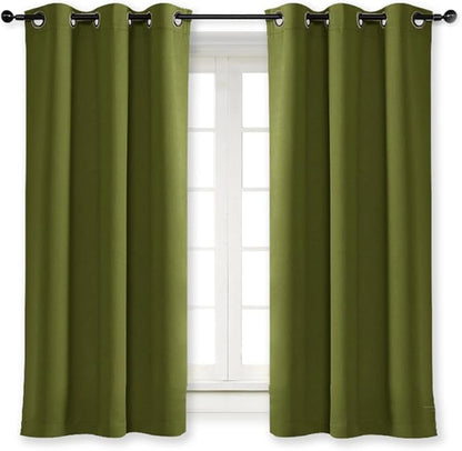 NICETOWN Olive Green Christmas Decoration Blackout Drape by NICETOWN