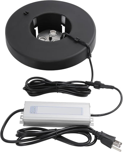 3-Head Ultrasonic Mist Maker Fogger - 900ml/H Humidifier Machine by Synaiolma