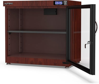 AUTENS 80L Dehumidifying Dry Cabinet Box, Wood grain Design Digital Control - Image 8