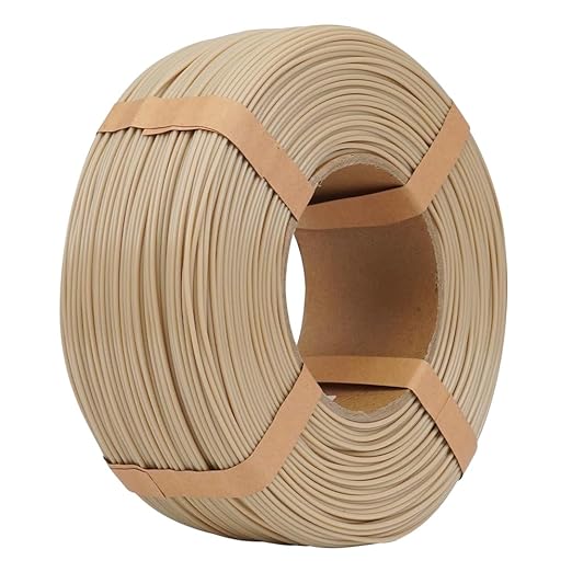Inland V2 PLA PRO 3D Printer Filament Refill, 1.75mm Spooless Filament by INLAND