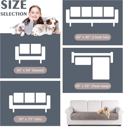 TAOCOCO 100% Waterproof Couch Cushion Cover Reversible Sofa Seat Cover - Image 6