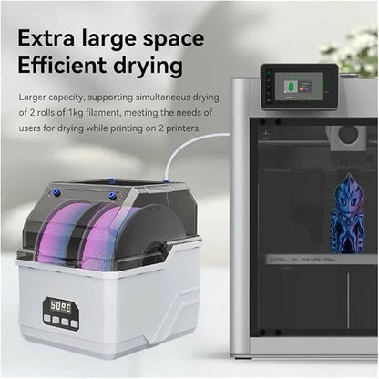 Compatible with KINGROON 3D Filament Dry Box 2 Rolls Fila Dryer All Arround - Image 3