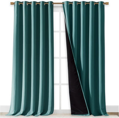 NICETOWN 100% Blackout Blinds, Laundry Room Decor Window Treatment Curtains - Image 2