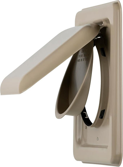 NO-PEST VENT MetalGuard, Dual Door Dryer Vent Cover Outdoor 4 Inch, - Image 2