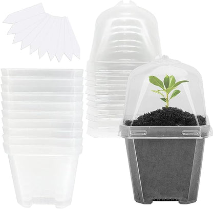 EBaokuup 10Pcs 4" Clear Plant Nursery Pots by EBaokuup