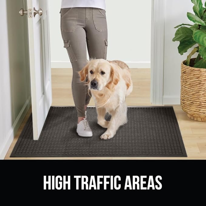 GORILLA GRIP Front Door Mat, Indoor Outdoor Ultra Absorbent HydroAbsorb Doormat - Image 7