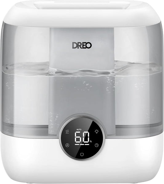 DREO 6L Top Fill Humidifiers for Bedroom, 60H Runtime 28 dB Quiet Supersized by DREO