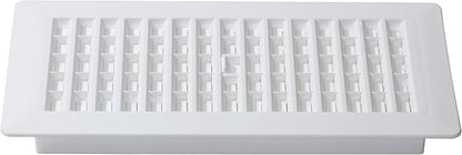 Decor Grates PL410-WH 4-Inch by 10-Inch Plastic Floor Register - Image 2