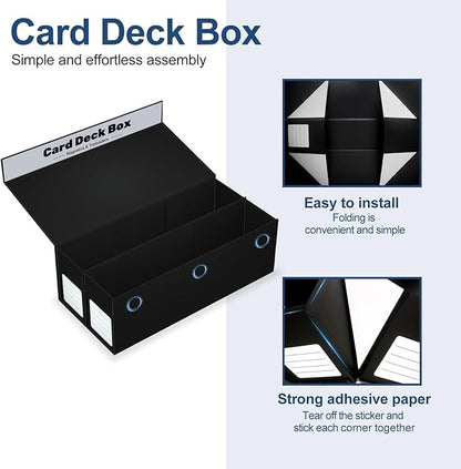 Trading Card Storage Box with Magnetic Closure - Image 3