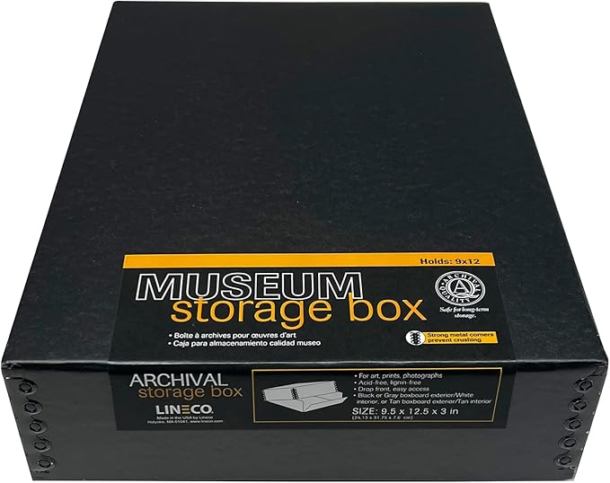 Lineco, Removable Lid and Drop Front Design. Archival Acid-Free - Image 2
