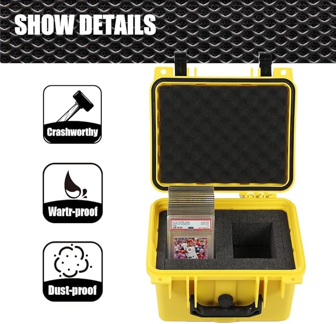 G-PLUS Graded Card Storage Box Fit BGS PSA SGC FGS Weatherproof Graded Sports - Image 3