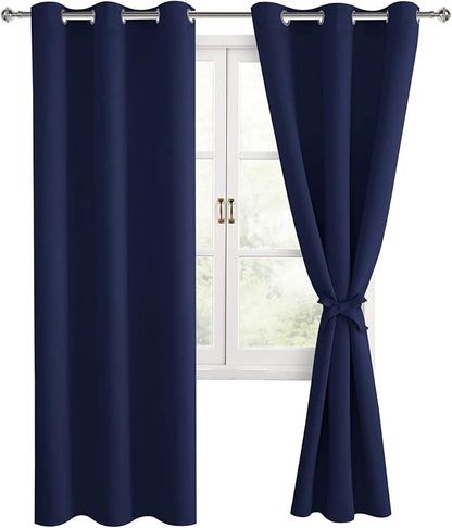 Hiasan Blackout Curtains for Bedroom and Living Room, Light Blocking, Noise - Image 6