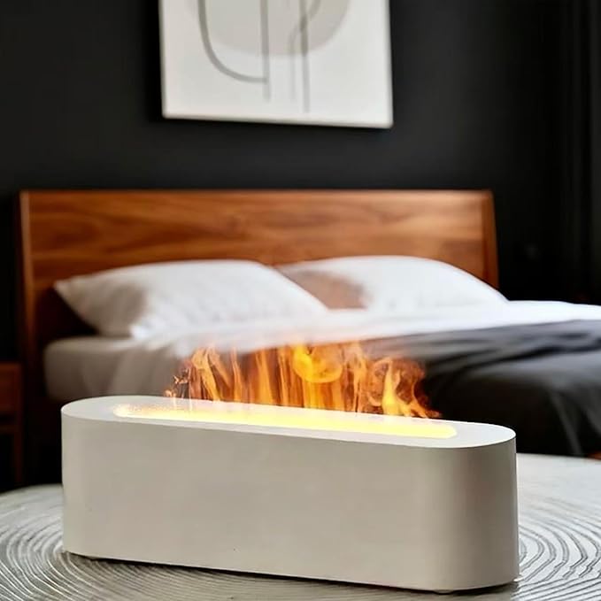 Essential Oil Diffuser, Fireplace Fire Flame Aromatherapy Diffuser, 150ml - Image 7