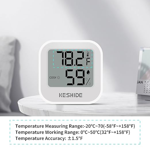 Digital Hygrometer Thermometer for Room Temperature Humidity Meter Indoor - Image 3