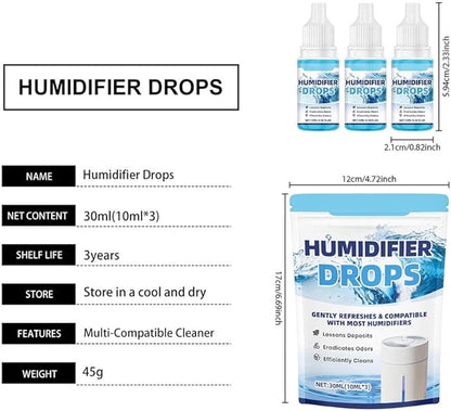 3 Pcs Humidifier Cleaner Drops – Water Treatment - Image 7