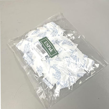 USPak Deisscant Packs 2 Gram 100 Packets Silica Gel Drying Agent Moisture - Image 3