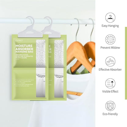 CLEVAST Moisture Absorbers Packets 10 Pack, Dehumidifier Bags - Image 6