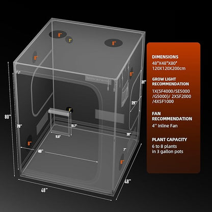 Spider Farmer 4x4 Grow Tent 2025 New, - Image 8
