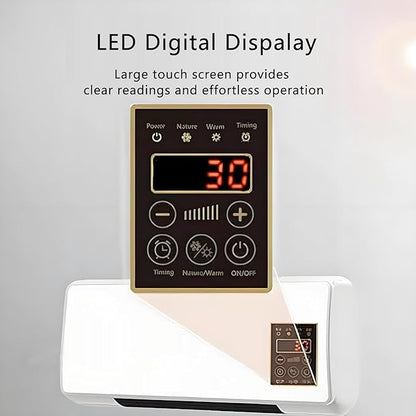 Mini Wall Mounted Air Conditioner, 2 in 1 Heater and Fan Combo Ductless Ac - Image 6