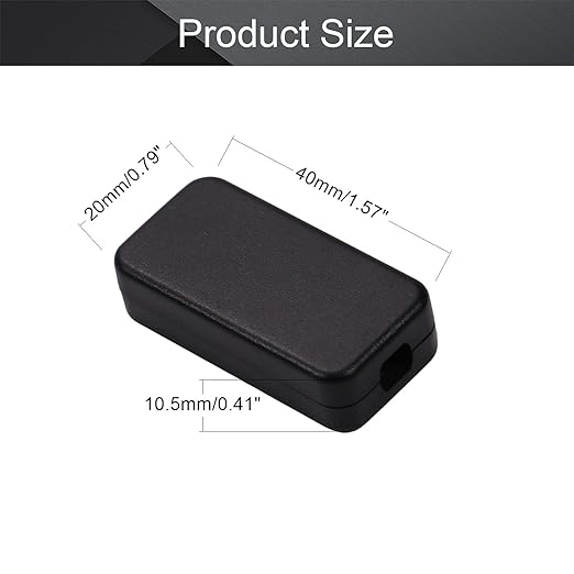 Fielect 10Pcs Dustproof Electronic Junction Box Plastic Enclosure Project Box - Image 2