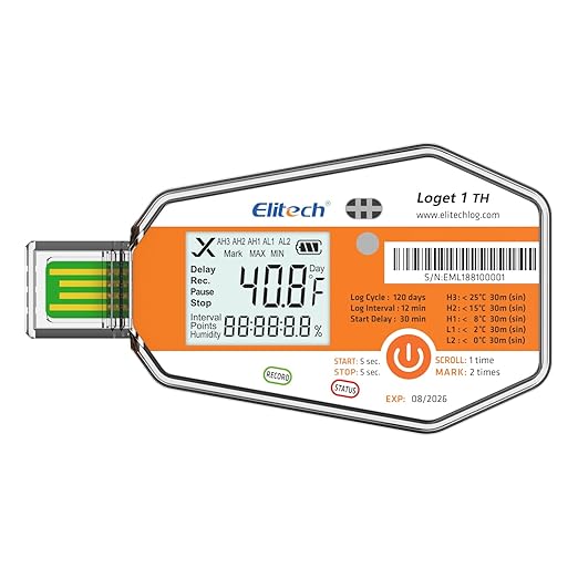 Elitech WHO PQS Certificated Temperature Humidity Data Logger by Elitech