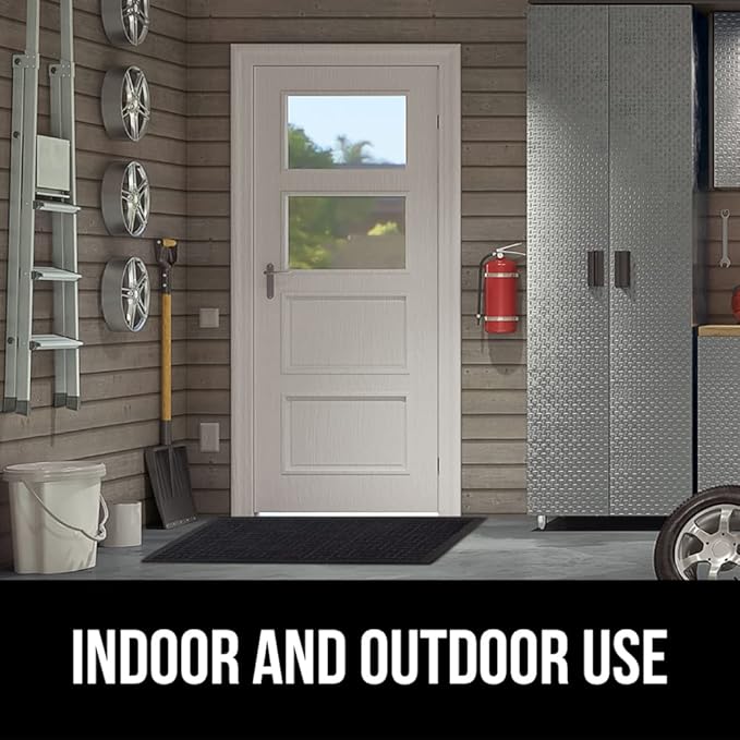 GORILLA GRIP 100% Waterproof All-Season WeatherMax Doormat 35x23, US Designed - Image 9