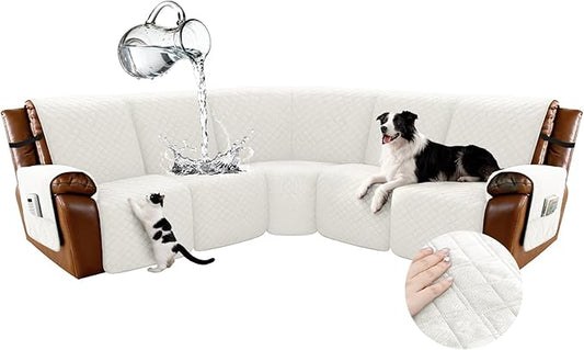 Arfntevss Waterproof Recliner Sectional Couch Covers by Arfntevss