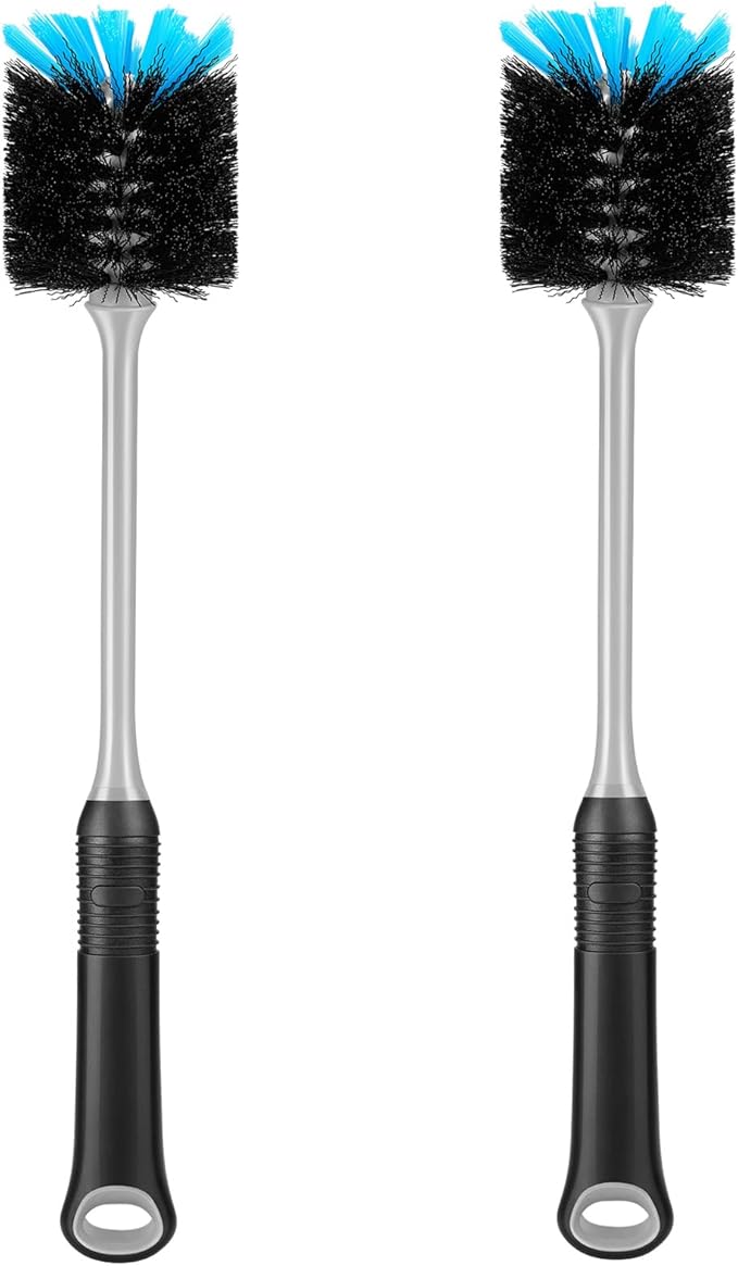 Water Bottle Cleaning Brush, Long Handle Flexible Scrub Brush by mosolan