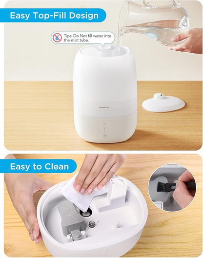 GoveeLife Smart Humidifiers for Bedroom, 3L Top Fill Cool Mist Humidifiers - Image 8