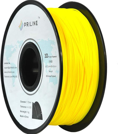 TPU Filament，PRILINE 98A TPU Flexible Soft 3D Printer Filament，1KG 1.75mm Spool by PRILINE