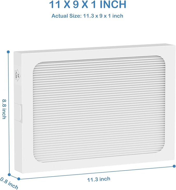 9 x 11 x 1 MERV 13 Replacement Dehumidifier Filter Compatible - Image 5
