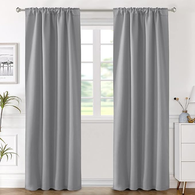 H.VERSAILTEX Blackout Curtains Thermal Insulated Window Treatment Panels Room - Image 2